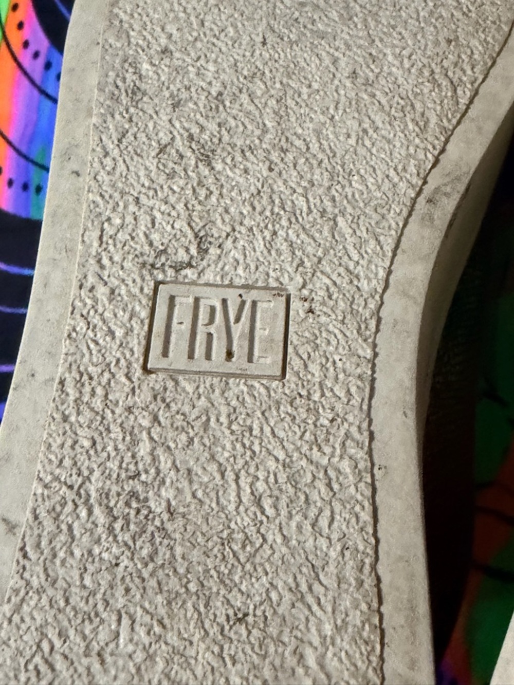 Frye Brown Leather Zip-Front Slip-On Flats - Picture 9 of 11